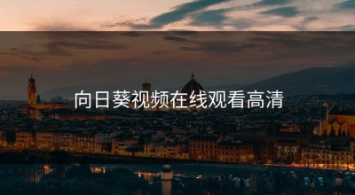 向日葵视频在线观看高清